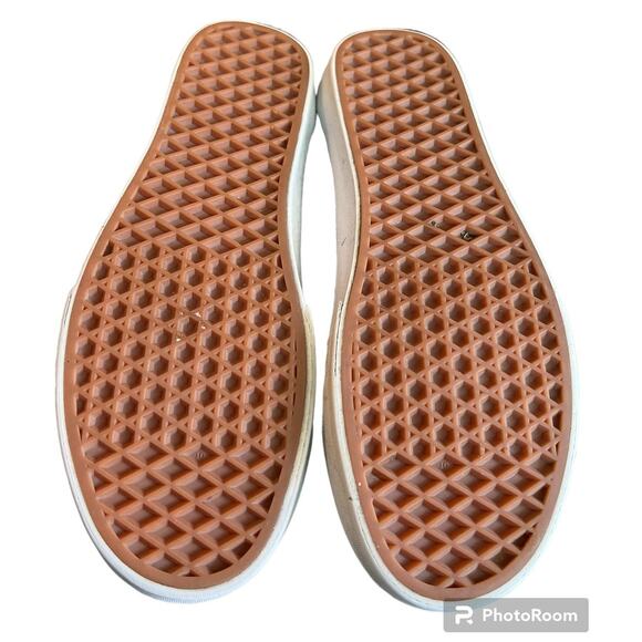 Vans Unisex Athletic Shoes Black Beige Checkered Low Top Lace Up M 8 W 9.5 - Picture 7 of 9